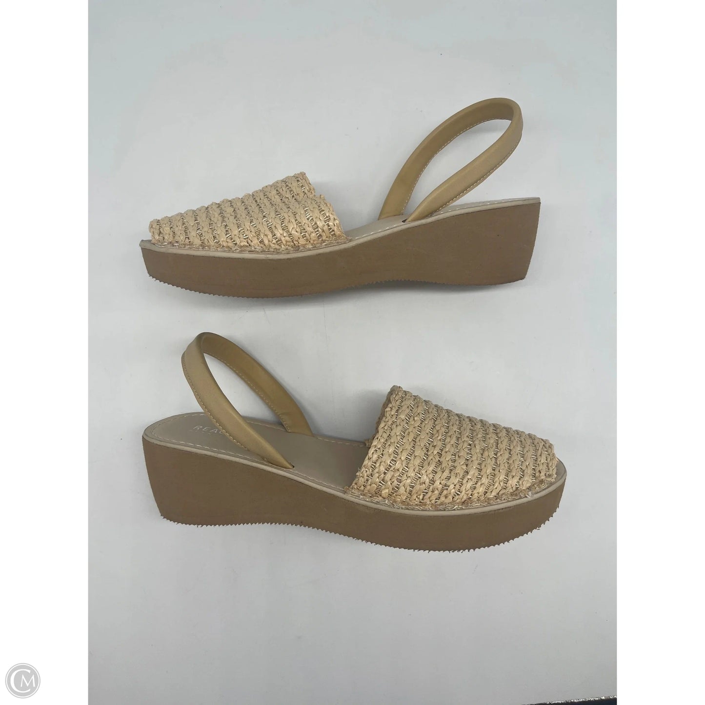 Shoes Heels Wedge By Kenneth Cole Reaction In Tan, Size: 8