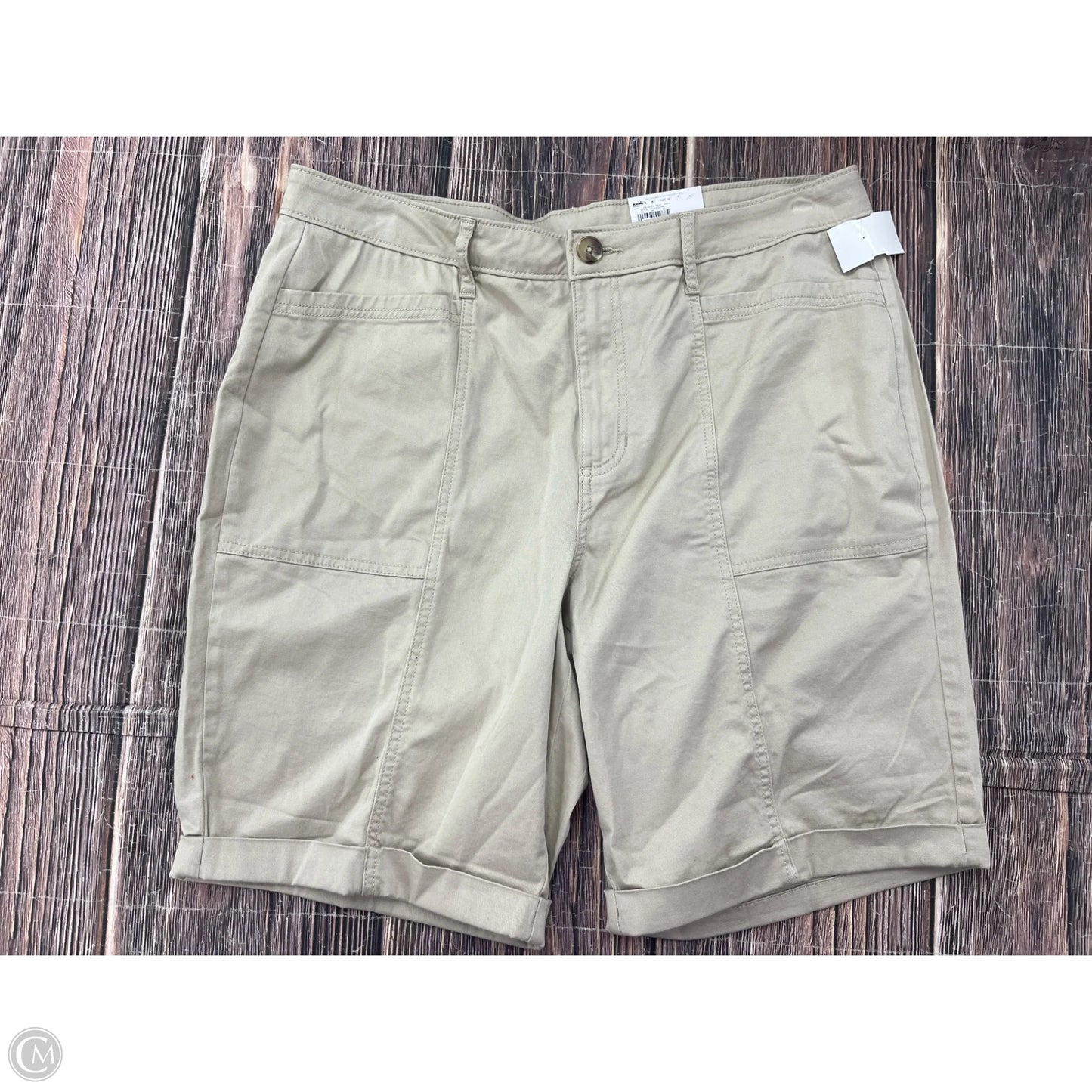 Shorts By Croft And Barrow In Cream, Size: 16