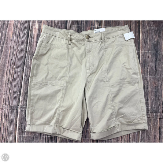 Shorts By Croft And Barrow In Cream, Size: 16