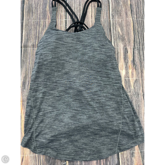 Athletic Tank Top By Lululemon In Grey, Size: 8