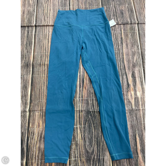 Athletic Leggings By Lululemon In Blue, Size: 6