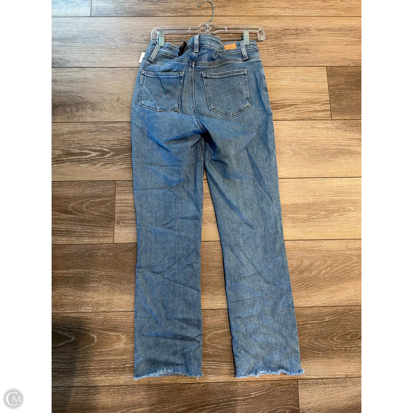 Jeans Straight By Paige In Blue Denim, Size: 6