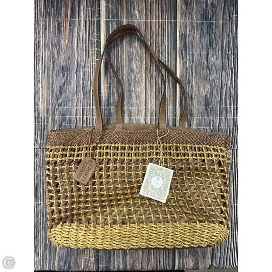 Handbag Leather By Clothes Mentor, Size: Large
