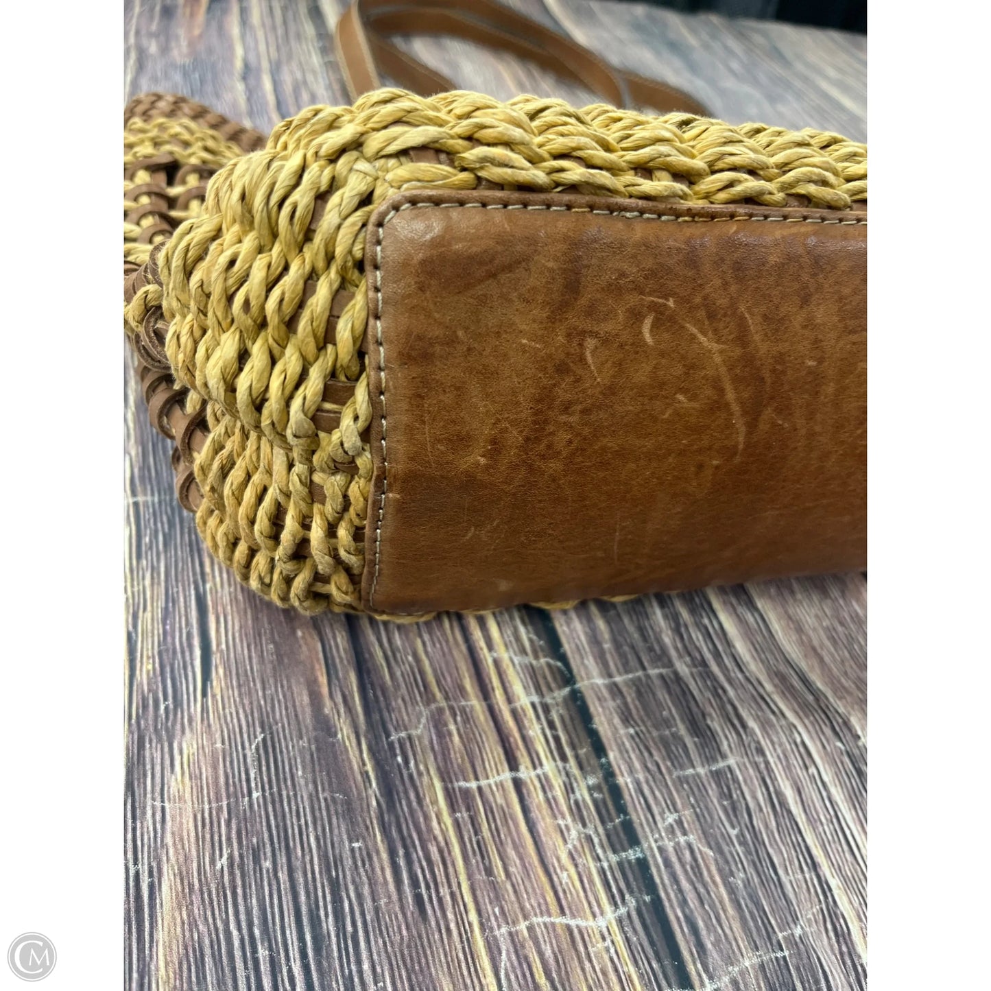 Handbag Leather By Clothes Mentor, Size: Large
