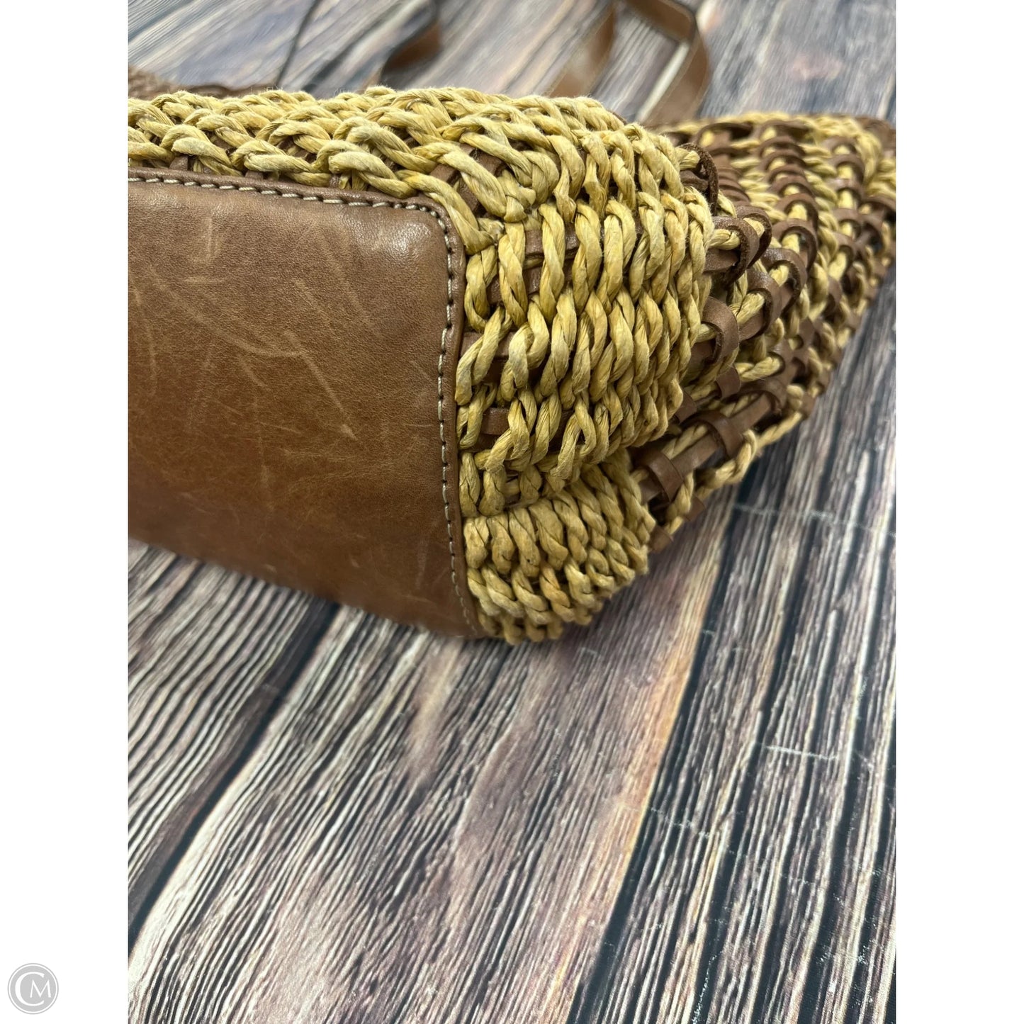 Handbag Leather By Clothes Mentor, Size: Large