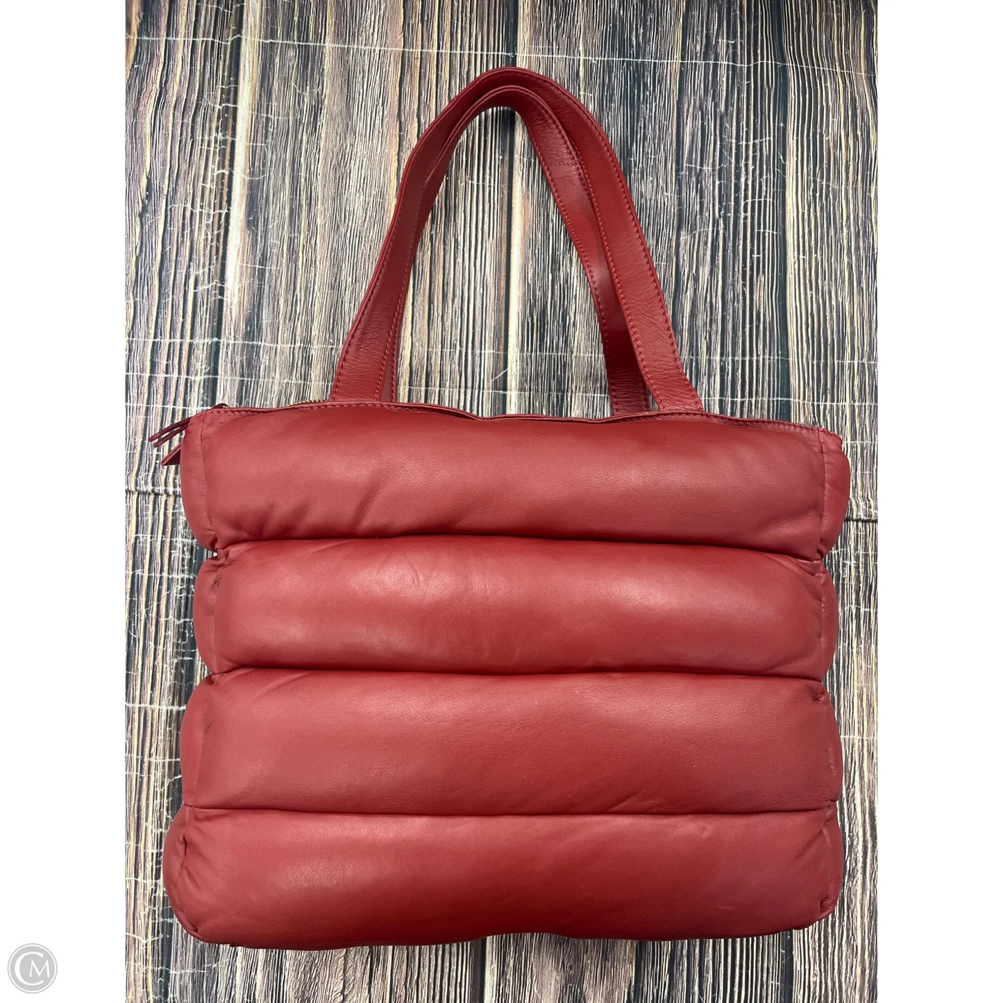 Handbag Leather By Cmb, Size: Large