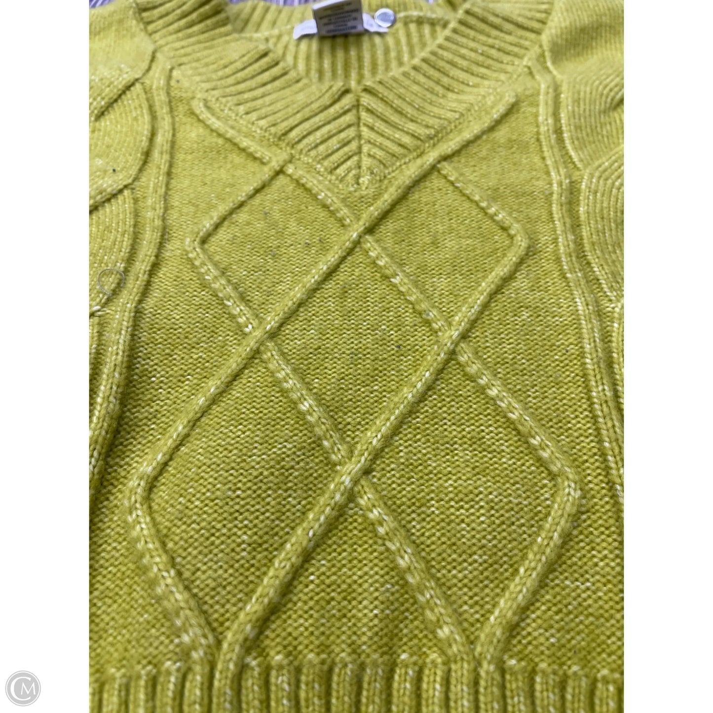 Vest Sweater By Clothes Mentor In Green, Size: M