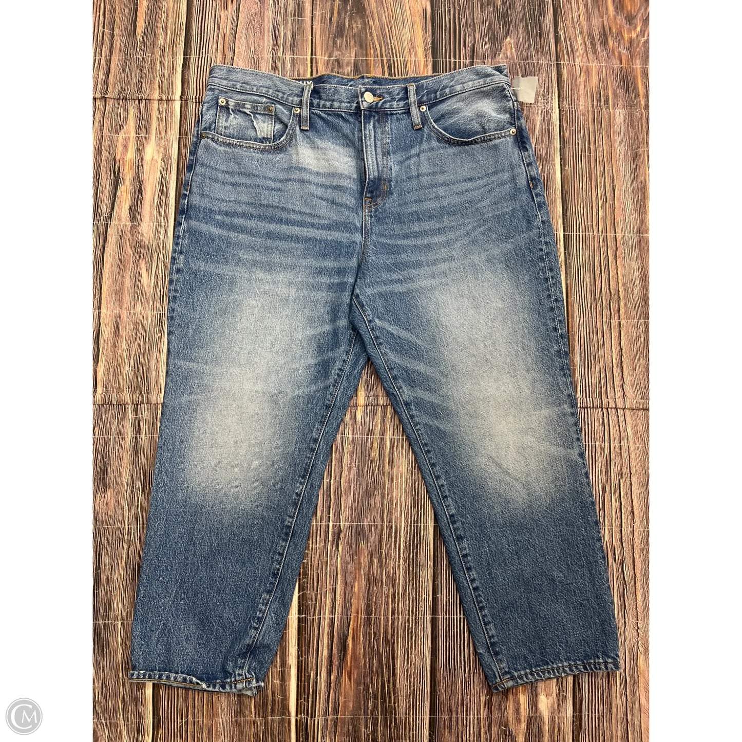 Jeans Boyfriend By J. Crew In Blue Denim, Size: 14p