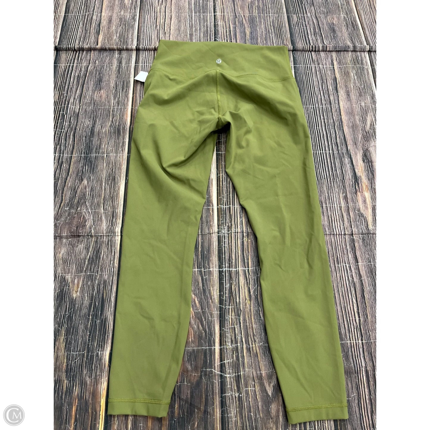 Athletic Leggings By Lululemon In Green, Size: 8