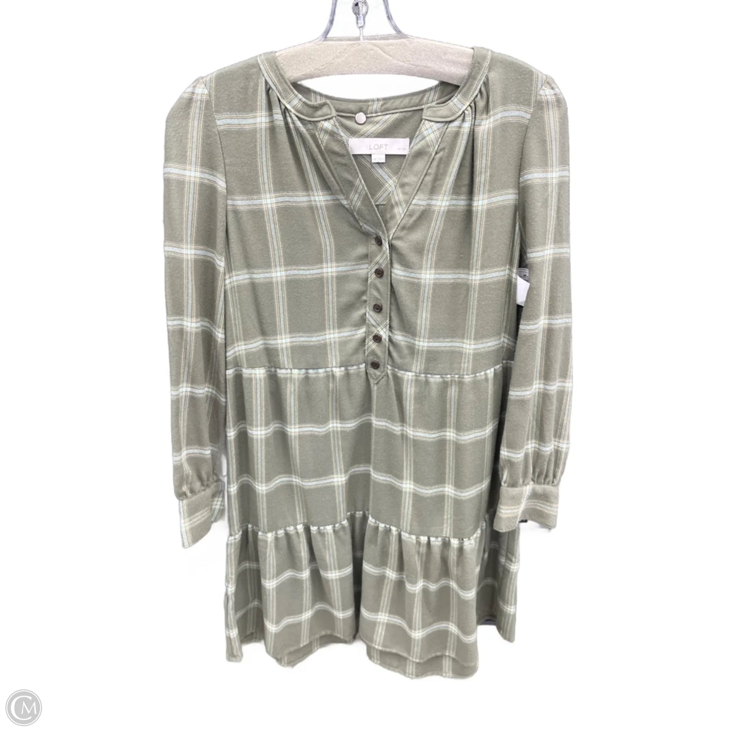 Dress Casual Short By Loft In Green, Size: Sp