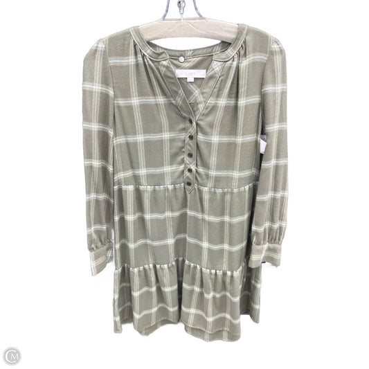 Dress Casual Short By Loft In Green, Size: Sp