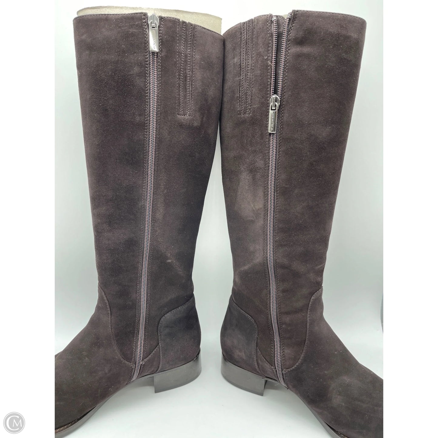 Boots Knee Flats By Aquatalia In Brown, Size: 9.5