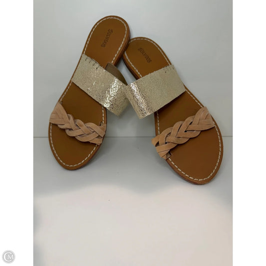 Sandals Flats By Soludos In Tan, Size: 8