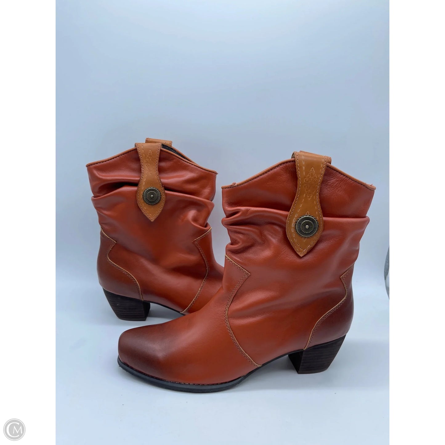 Boots Western By Spring Step In Brown, Size: 10.5