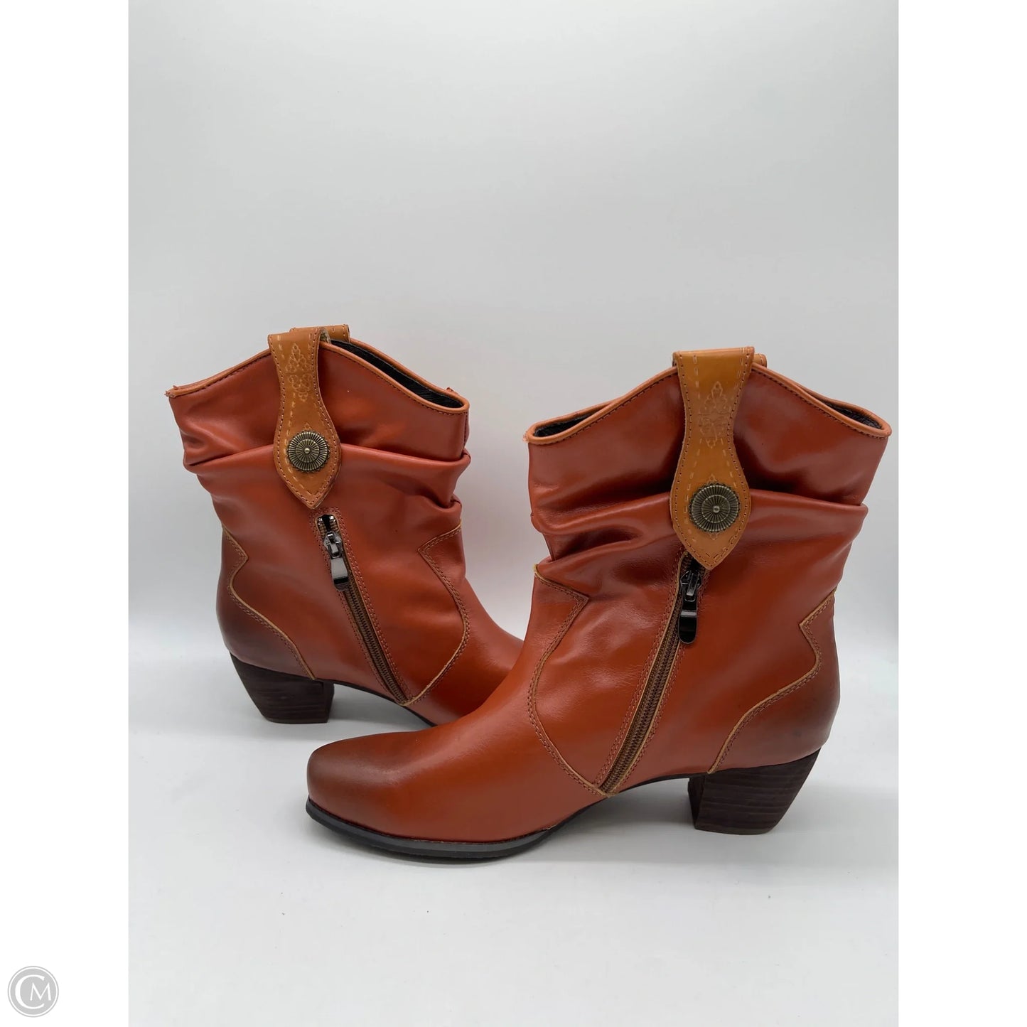Boots Western By Spring Step In Brown, Size: 10.5