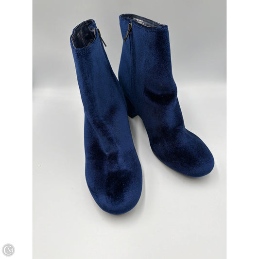 Boots Ankle Heels By Zigi Soho In Blue, Size: 11