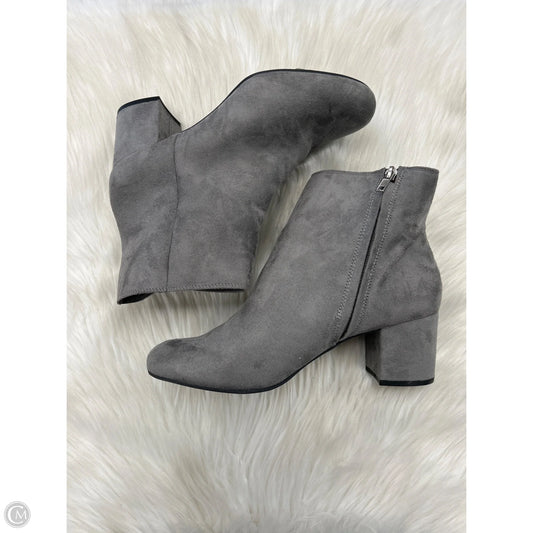 Boots Ankle Heels By Zigi Soho In Grey, Size: 11