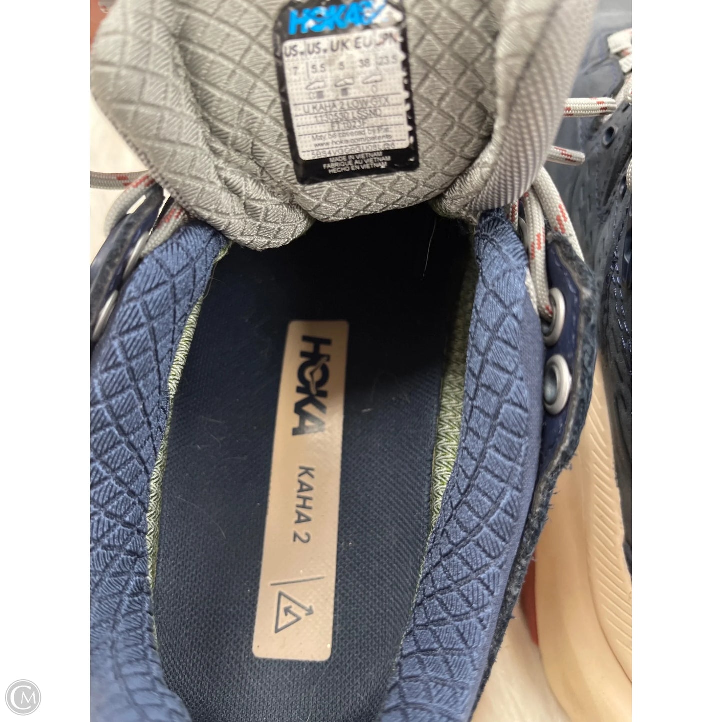 Shoes Athletic By Hoka In Blue, Size: 7