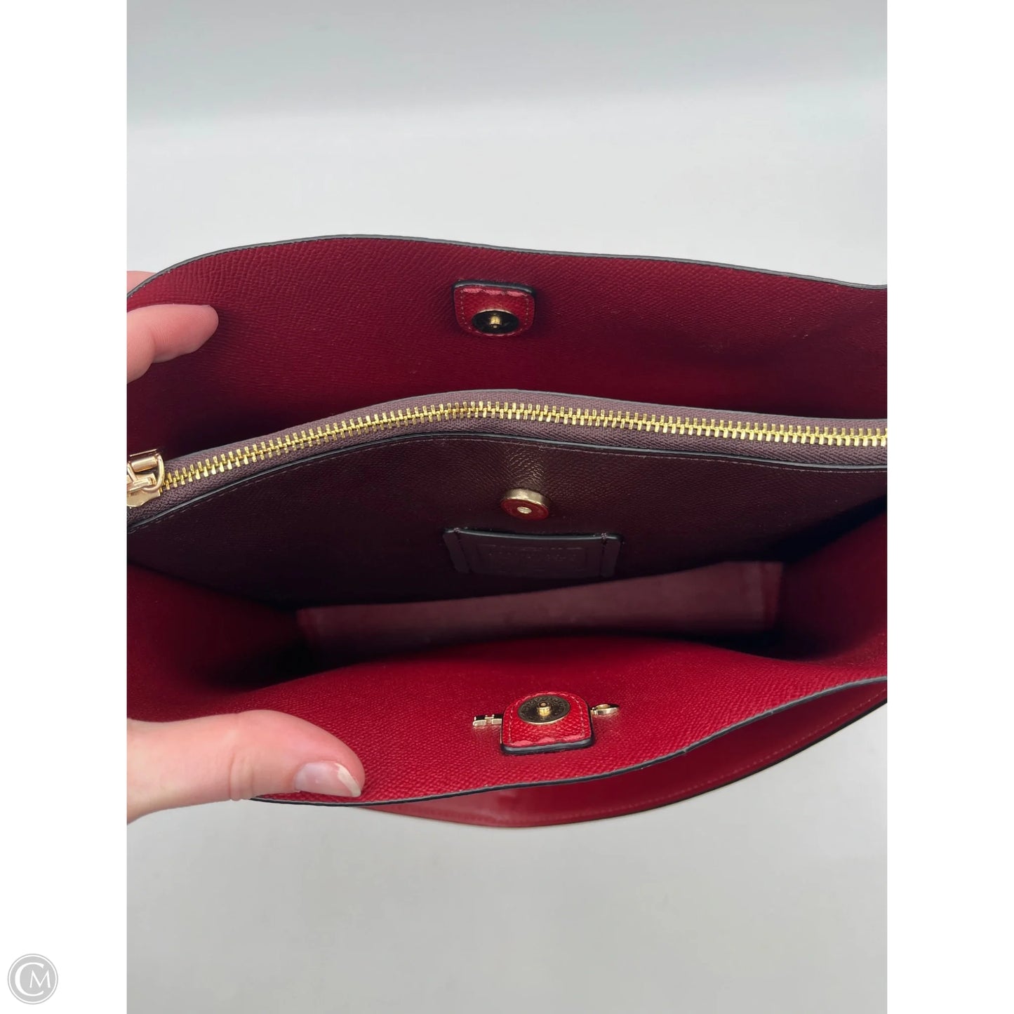 Crossbody Designer By Coach, Size: Medium
