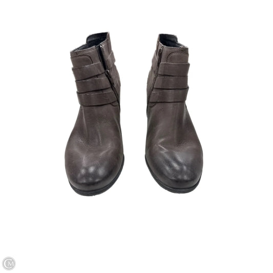 Boots Ankle Heels By Josef Seibel In Grey, Size: 11