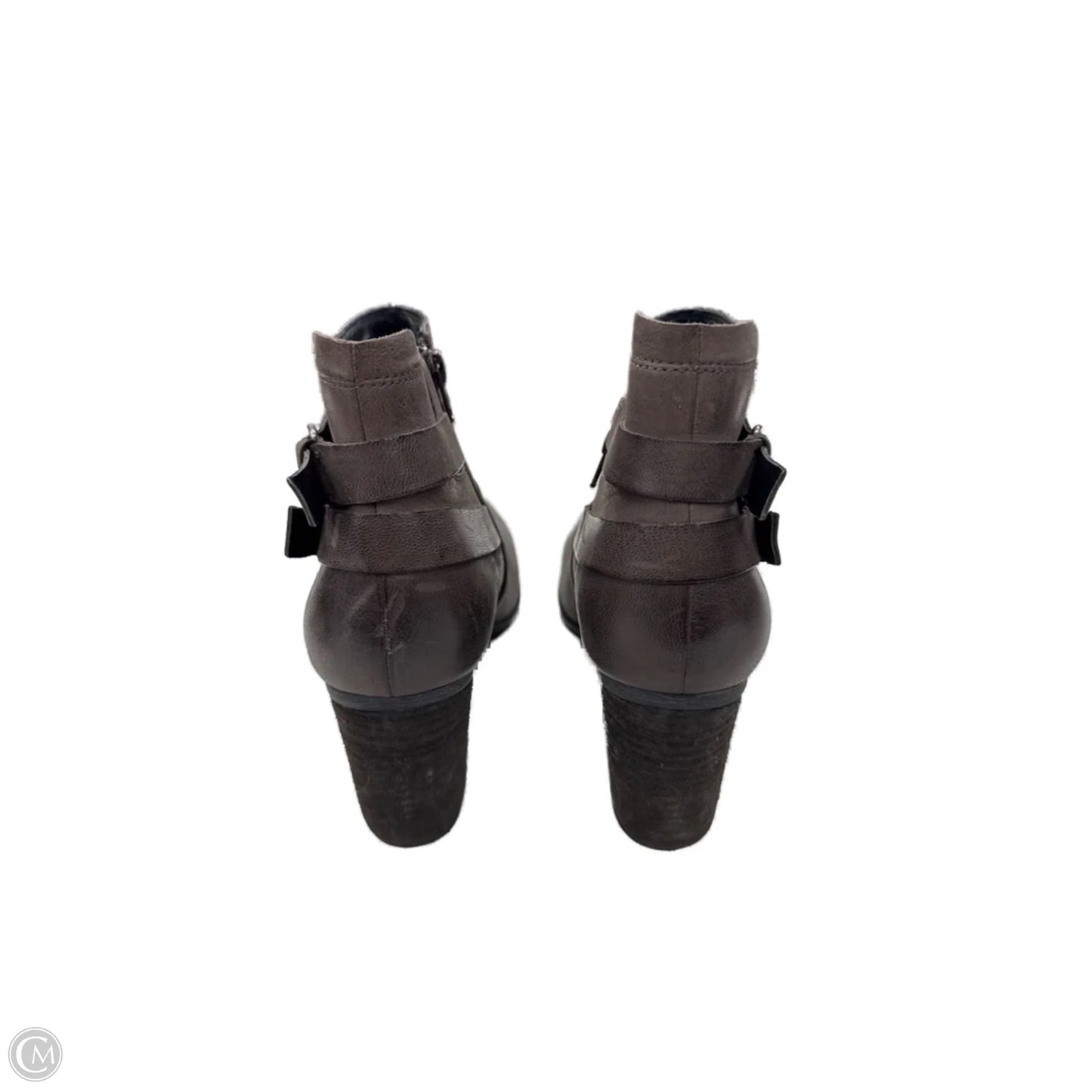 Boots Ankle Heels By Josef Seibel In Grey, Size: 11