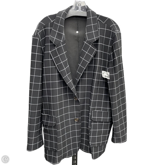 Blazer By Clothes Mentor In Black, Size: 1x