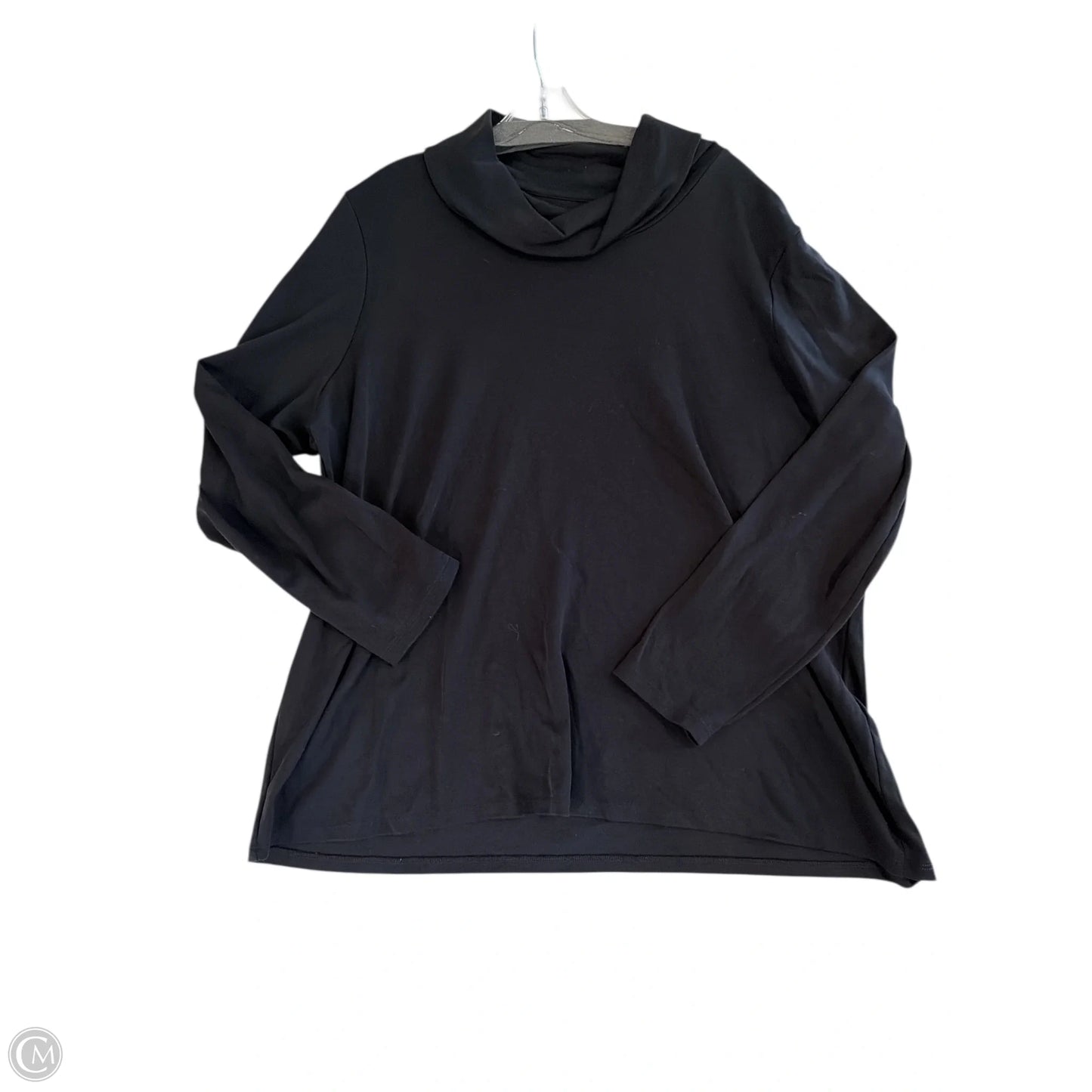 Top Long Sleeve Basic By L.l. Bean In Black, Size: 3x