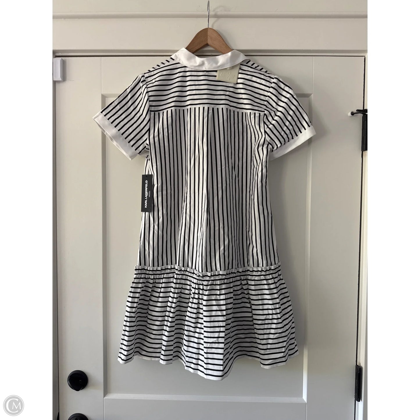 Dress Designer By Karl Lagerfeld In White, Size: 6