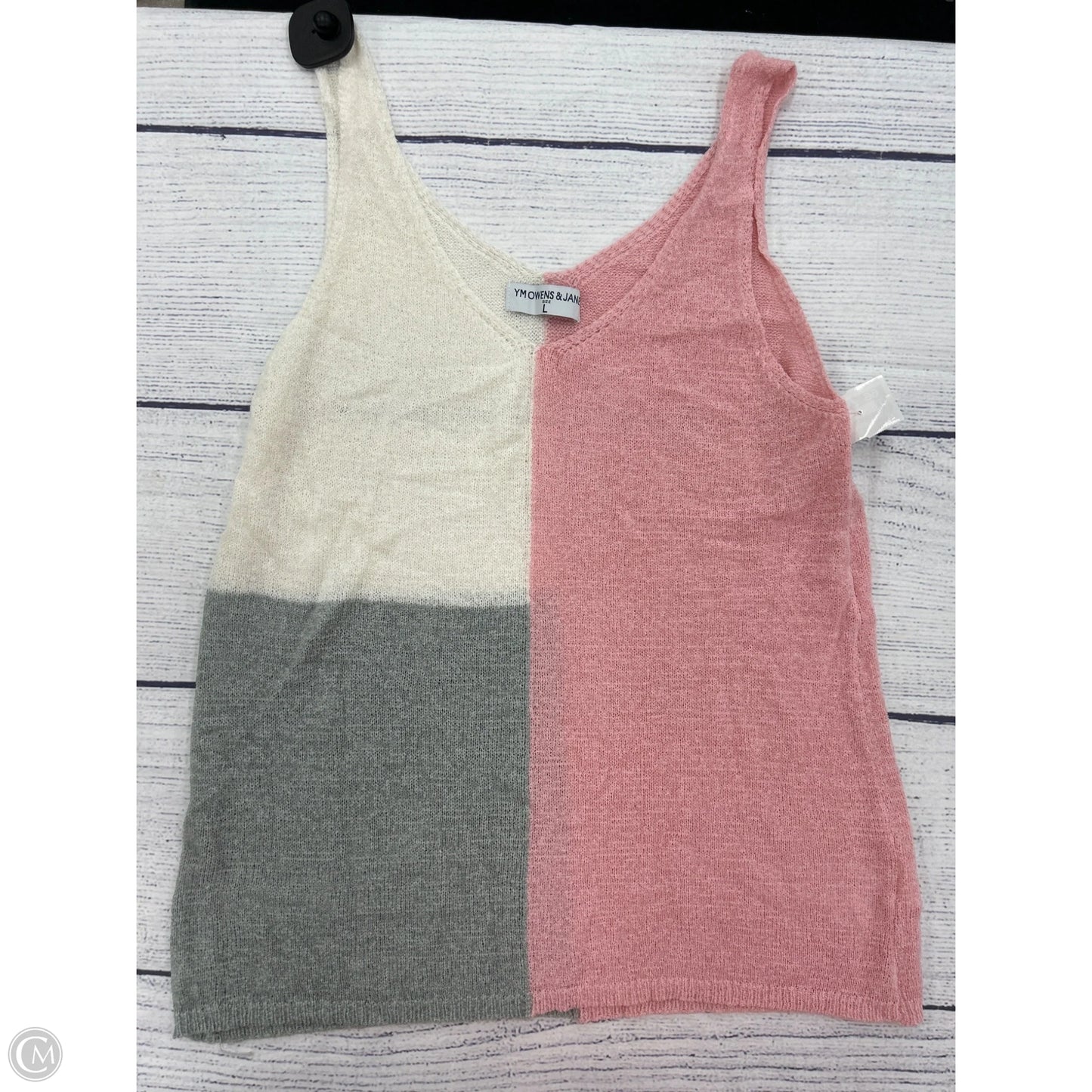Tank Top By Clothes Mentor In Pink, Size: L