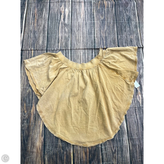 Top Short Sleeve By Free People In Orange, Size: M