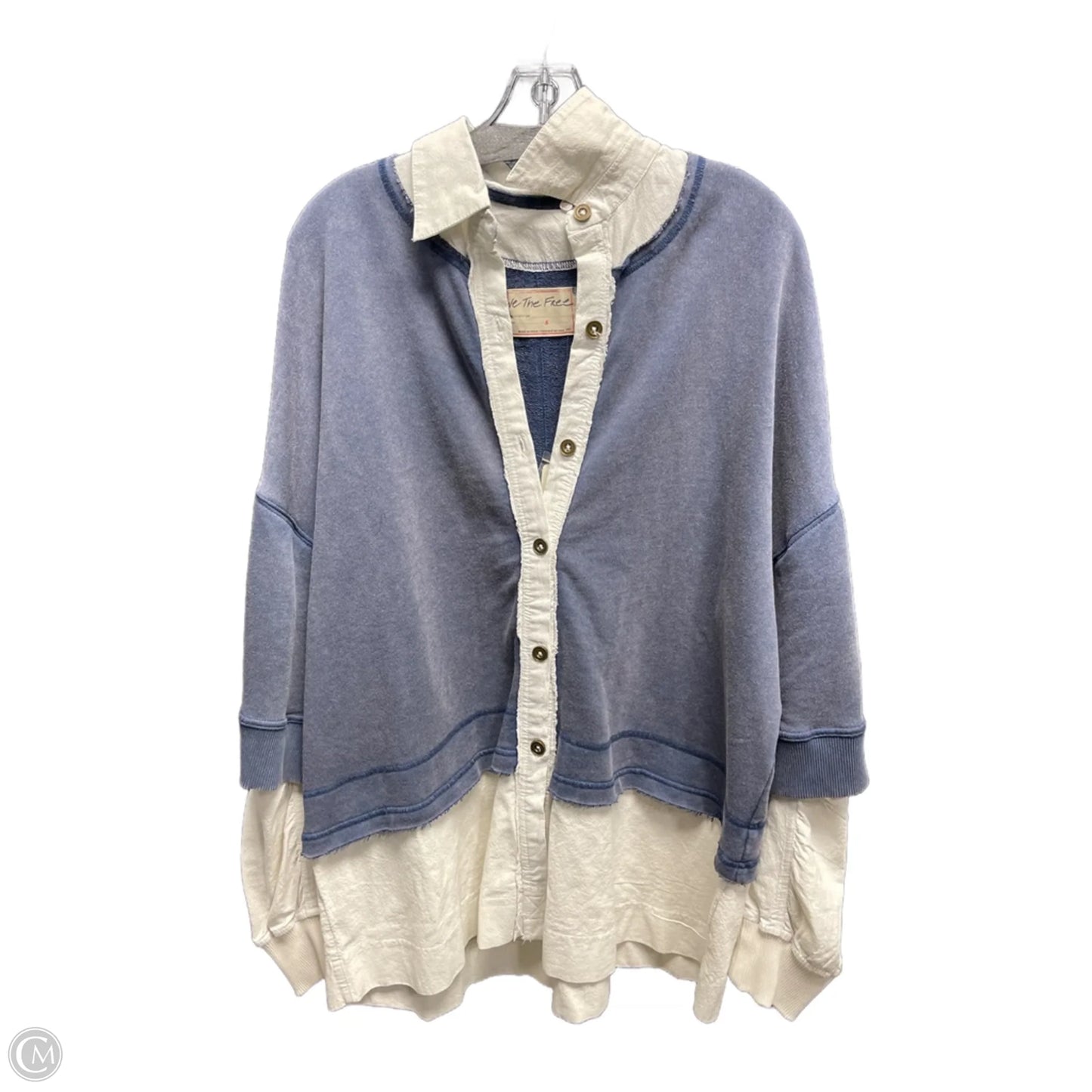 Top Long Sleeve By We The Free In Blue, Size: S
