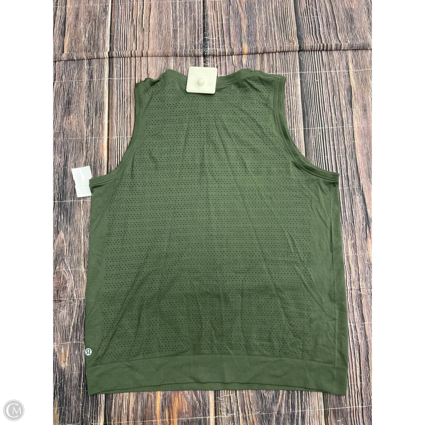 Athletic Tank Top By Lululemon In Green, Size: L