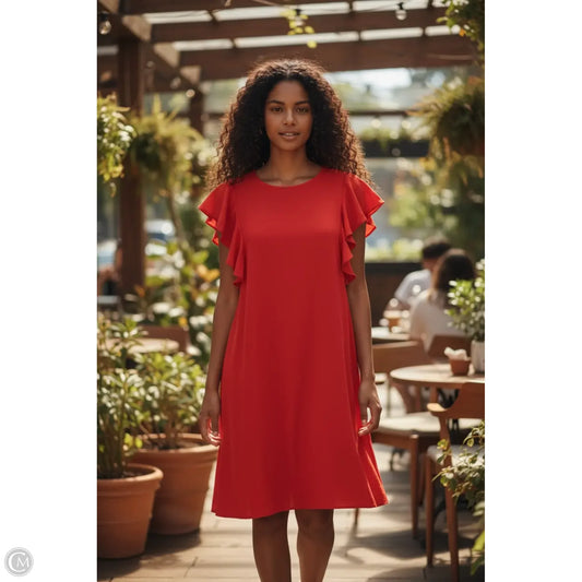 Dress Casual Short By Bcbg In Red, Size: Xs