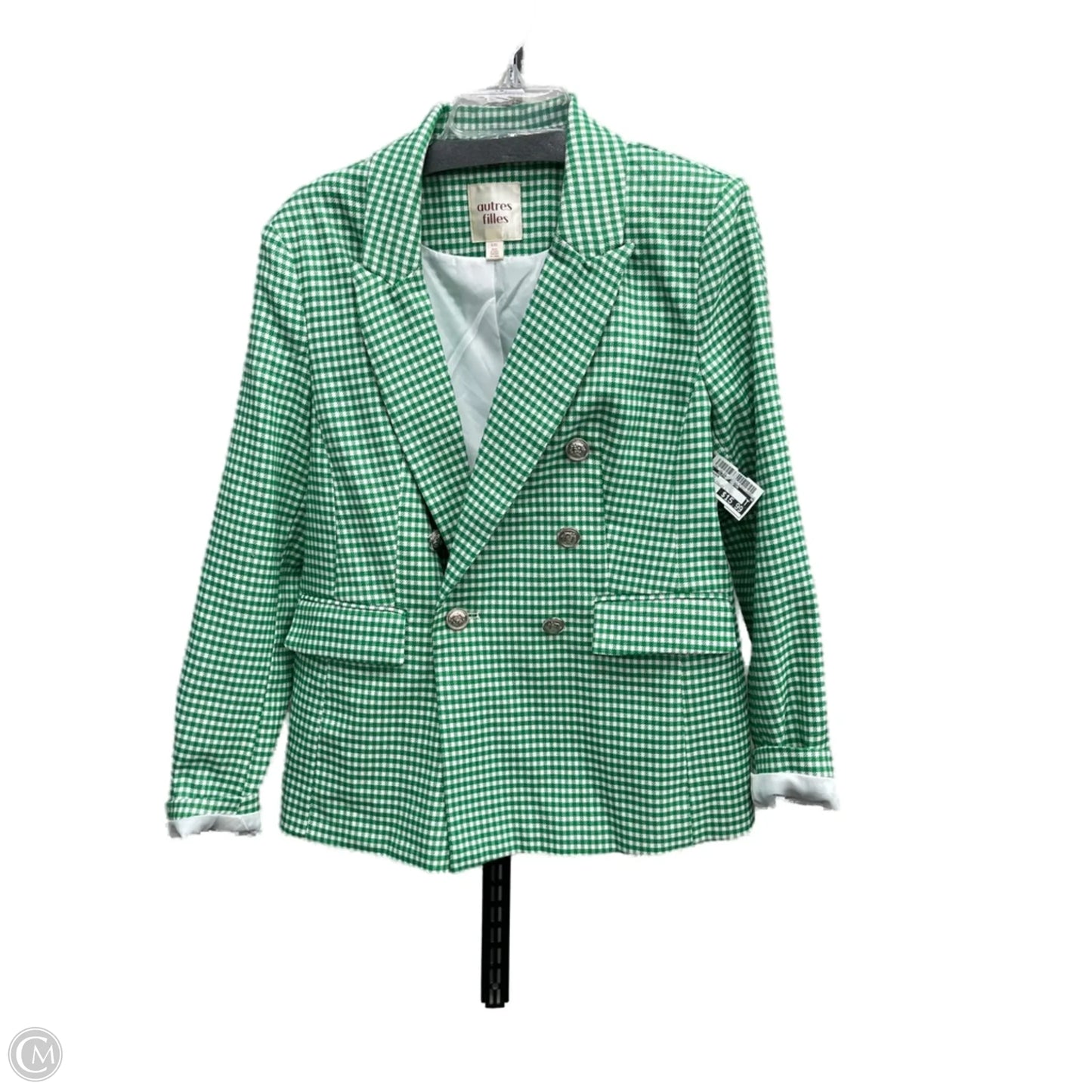 Blazer By Clothes Mentor In Green, Size: L