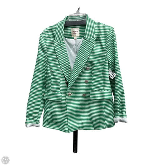 Blazer By Clothes Mentor In Green, Size: L