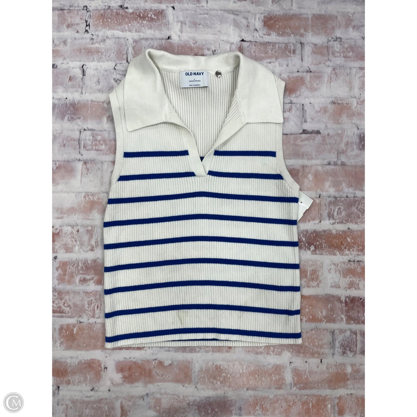 Tank Top By Old Navy In White, Size: L