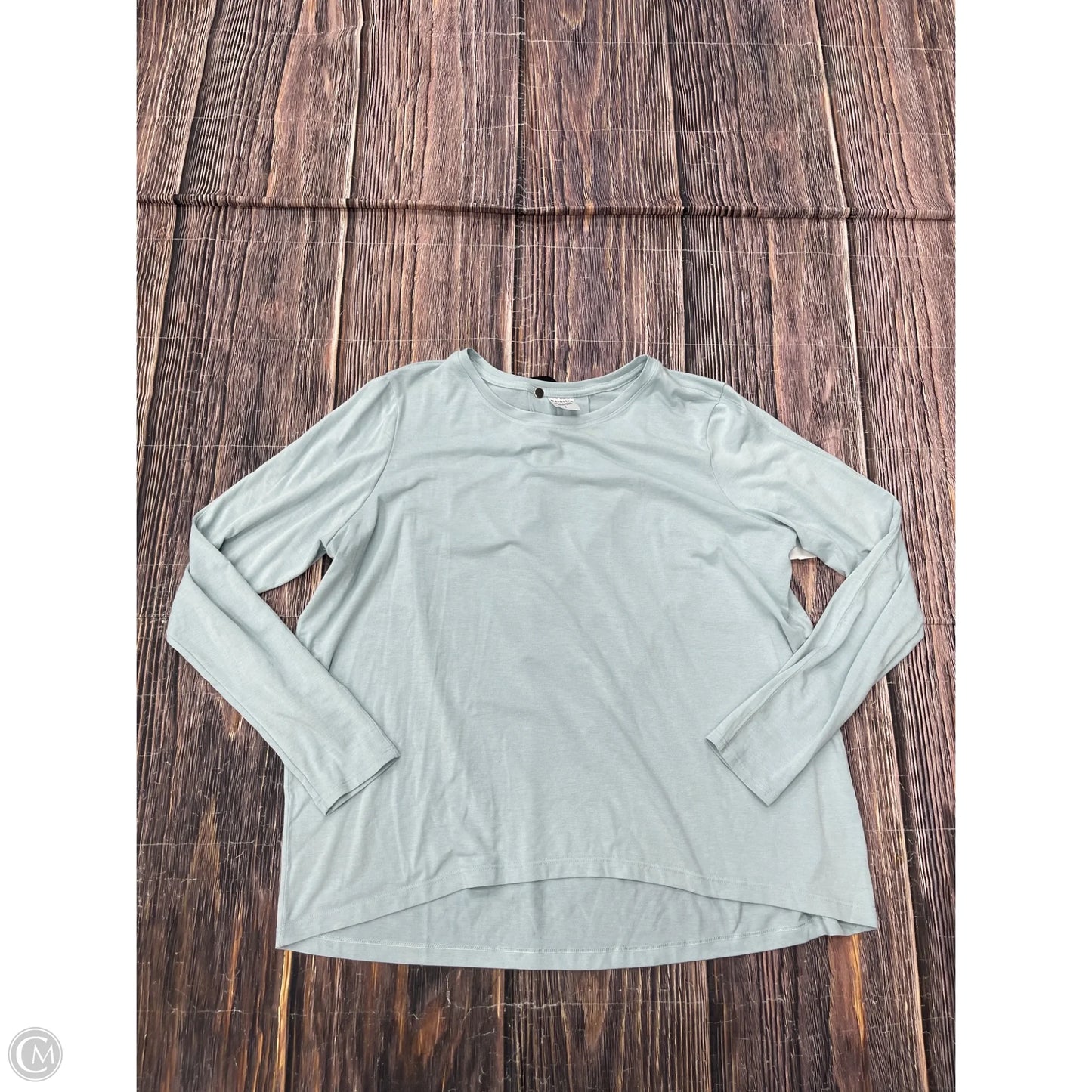 Top Long Sleeve By Athleta In Blue, Size: S