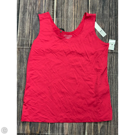 Tank Top By Chicos In Pink, Size: L