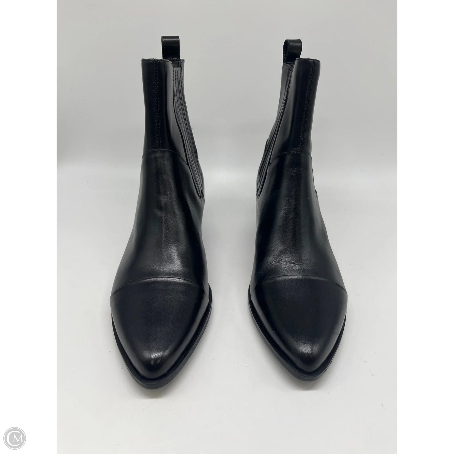 Boots Ankle Heels By Cma In Blue, Size: 9