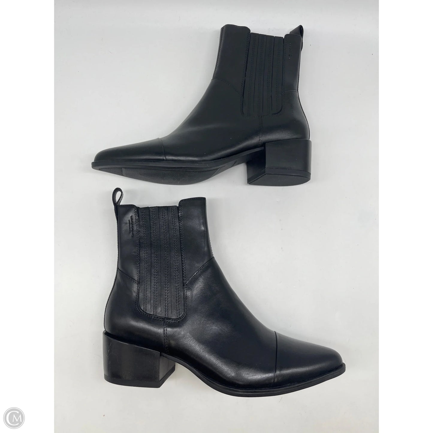 Boots Ankle Heels By Cma In Blue, Size: 9