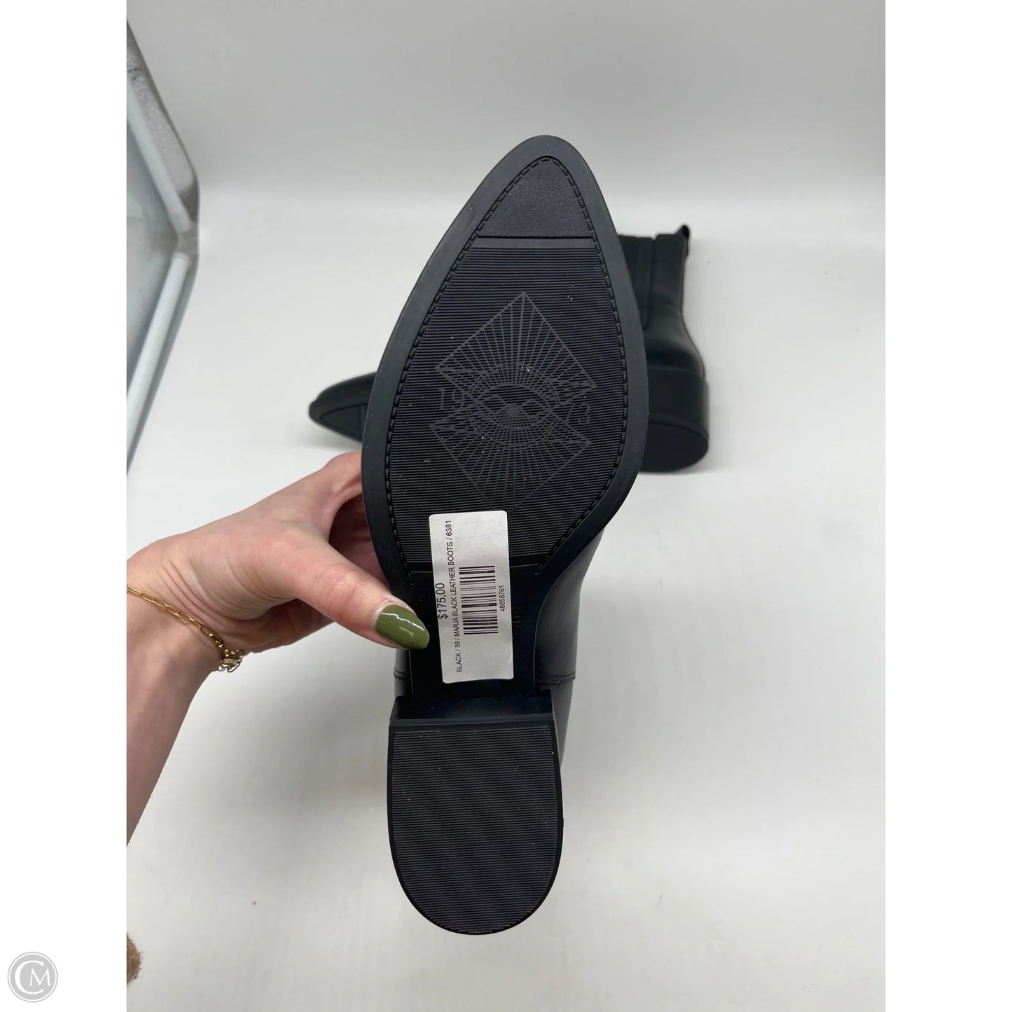 Boots Ankle Heels By Cma In Blue, Size: 9