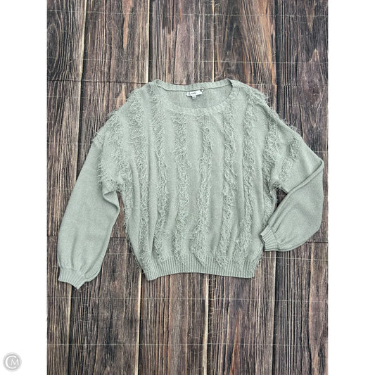 Top Long Sleeve By Fate In Grey, Size: S