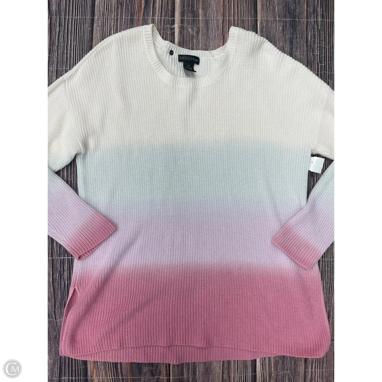 Sweater By Clothes Mentor In White, Size: 2x