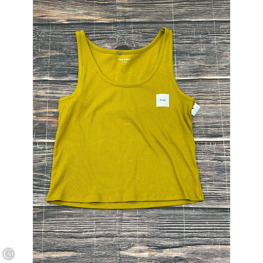 Tank Top By Old Navy In Yellow, Size: Xl