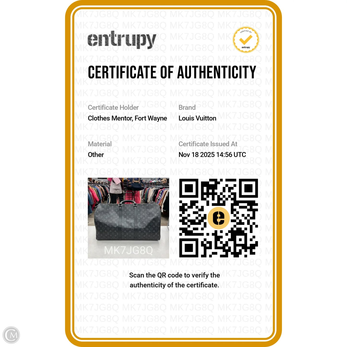 Duffle And Weekender Luxury Designer By Louis Vuitton, Size: Large