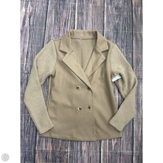 Blazer By Clothes Mentor In Tan, Size: S