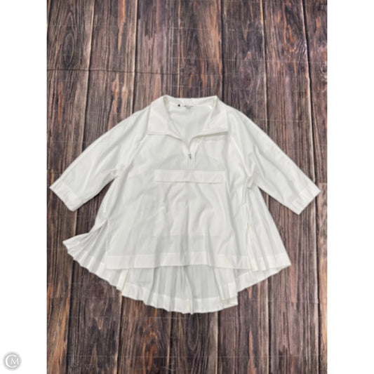 Top Long Sleeve By Athleta In White, Size: Xl