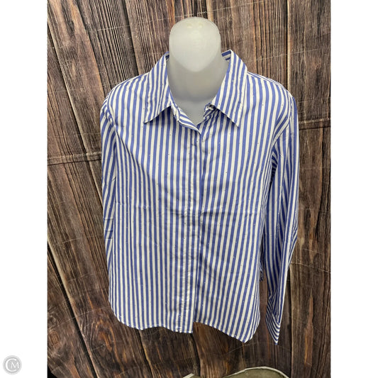 Top Long Sleeve By Clothes Mentor In Blue, Size: L