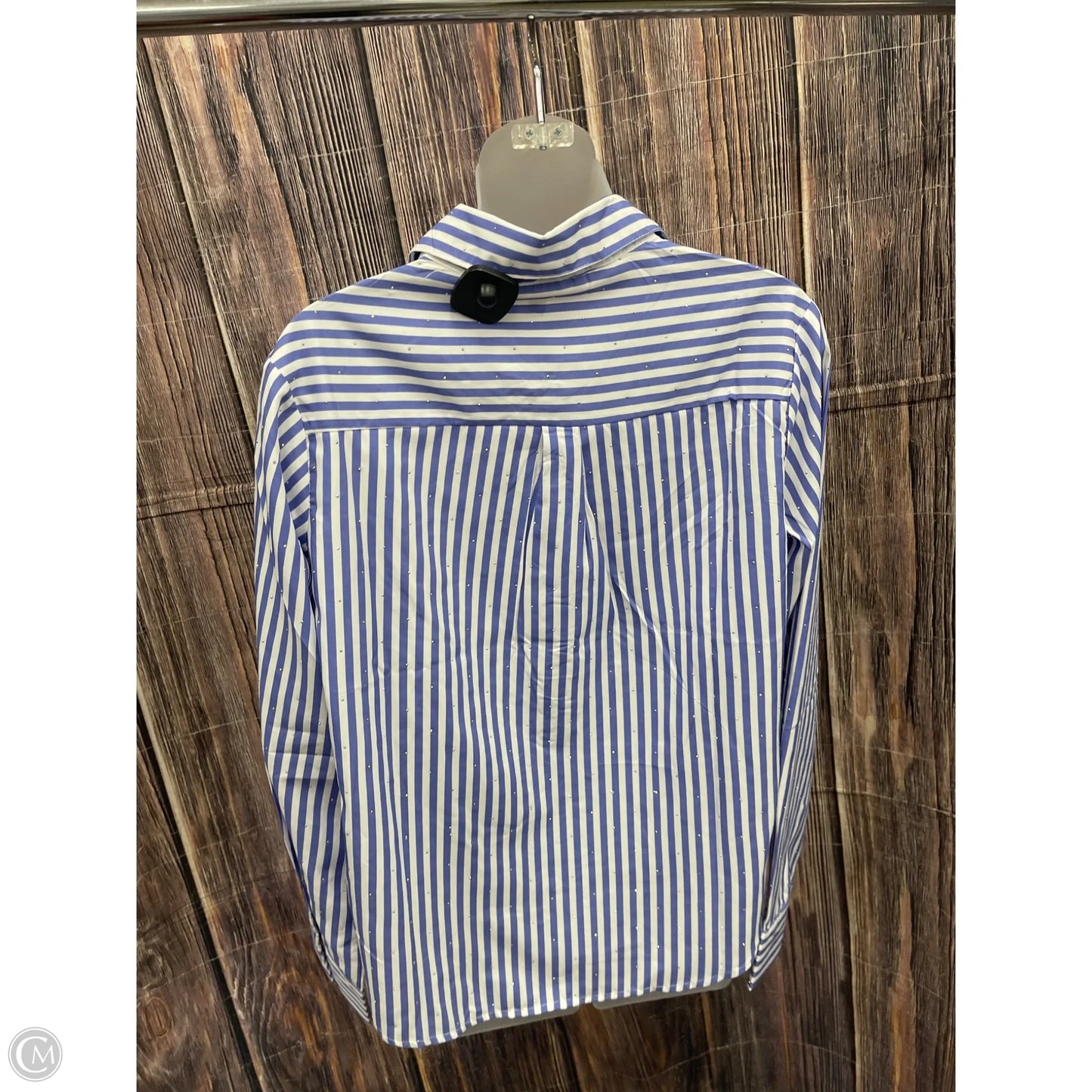 Top Long Sleeve By Clothes Mentor In Blue, Size: L