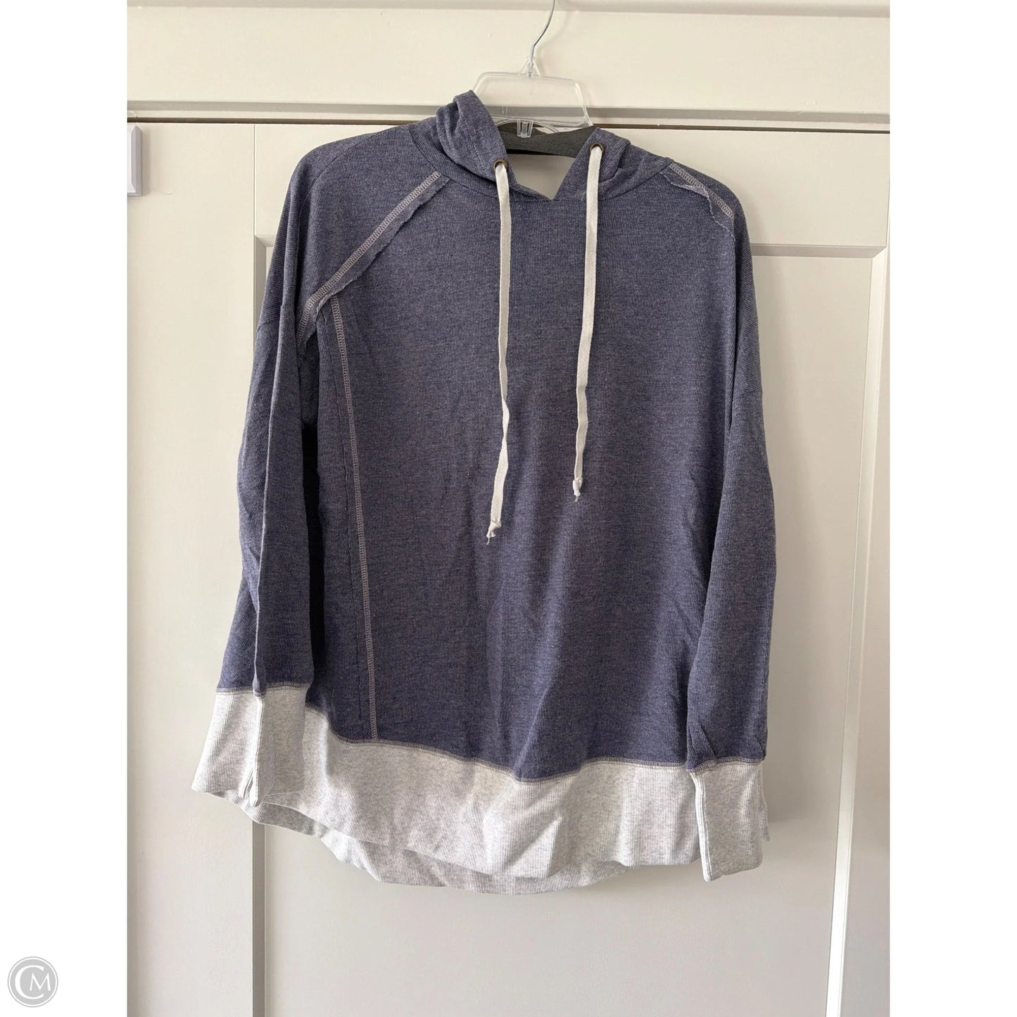 Top Long Sleeve By Mittoshop In Blue, Size: S